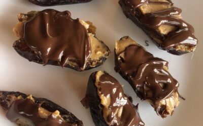 Almond Butter Chocolate Dates