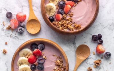 Strawberry Banana Smoothie Bowl